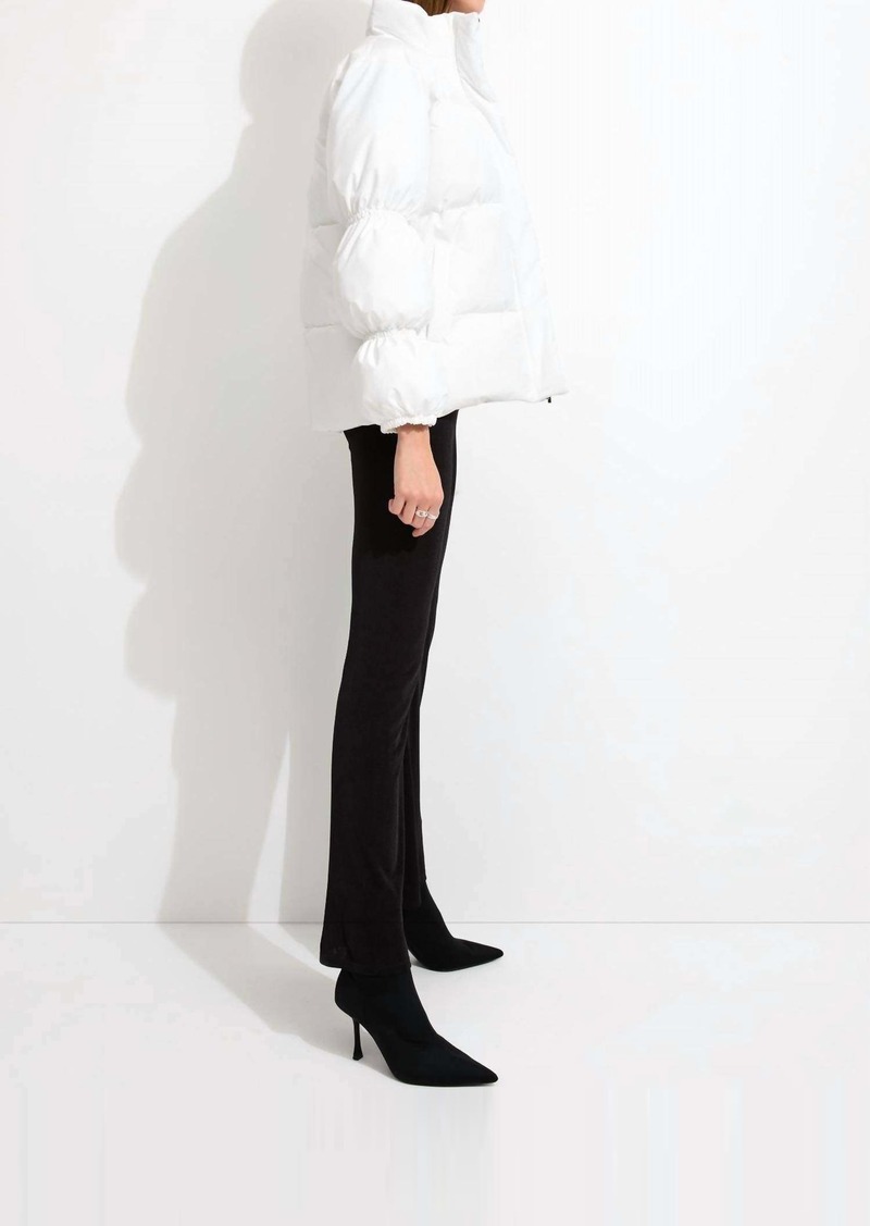 Unreal Fur Mariposa Puffer Jacket In White