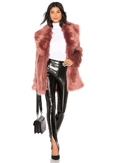 Unreal Fur Premium Rose Faux Fur Jacket