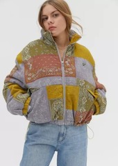 Urban Outfitters Exclusives BDG Ash Printed Linen Puffer Jacket