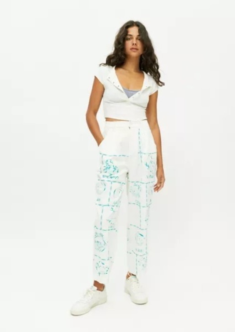 BDG Astrological Embroidered Pleated Pant - 49% Off!
