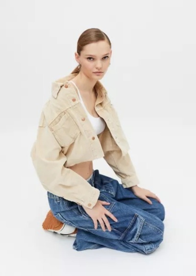 urban outfitters cropped jacket