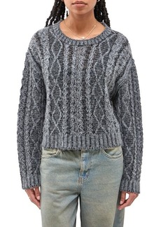 Urban Outfitters Exclusives BDG Urban Outfitters Acid Crop Cable Knit Sweater