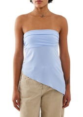 Urban Outfitters Exclusives BDG Urban Outfitters Asymmetric Strapless Mesh Top