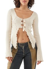 Urban Outfitters Exclusives BDG Urban Outfitters Buckle Strap Split Front Rib Cardigan