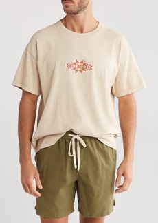 Urban Outfitters Exclusives BDG Urban Outfitters Cross Stich Cotton T-Shirt in Ecru at Nordstrom Rack