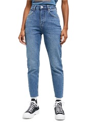 Urban Outfitters Exclusives BDG Urban Outfitters Edie High Waist Raw Hem Skinny Jeans (Mid Vintage)