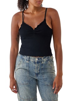 Urban Outfitters Exclusives BDG Urban Outfitters Elsie Seamless Rib Camisole in Black at Nordstrom Rack