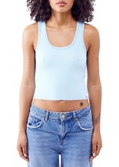 Urban Outfitters Exclusives BDG Urban Outfitters Everyday Scoop Neck Rib Tank in Turquoise at Nordstrom Rack