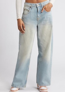 Urban Outfitters Exclusives BDG Urban Outfitters Jaya Summer Bleached Out Wide Leg Jeans at Nordstrom