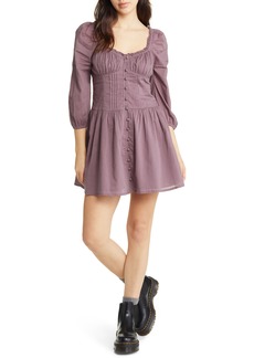 Urban Outfitters Exclusives BDG Urban Outfitters Lydia Corset Minidress in Purple at Nordstrom Rack