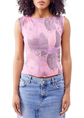 Urban Outfitters Exclusives BDG Urban Outfitters Newsprint Tank in Pink at Nordstrom Rack