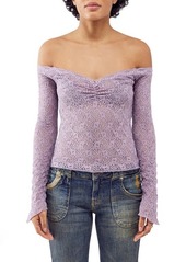 Urban Outfitters Exclusives BDG Urban Outfitters Rhia Off-the-Shoulder Lace Top