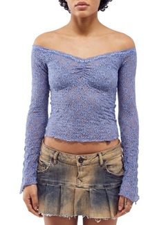 Urban Outfitters Exclusives BDG Urban Outfitters Rhia Off-the-Shoulder Lace Top