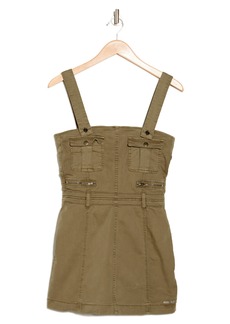 Urban Outfitters Exclusives BDG Urban Outfitters Sleeveless Utility Minidress in Chocolate at Nordstrom Rack