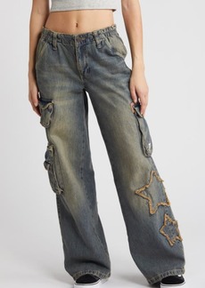 Urban Outfitters Exclusives BDG Urban Outfitters Star Cyber Y2K Cargo Jeans