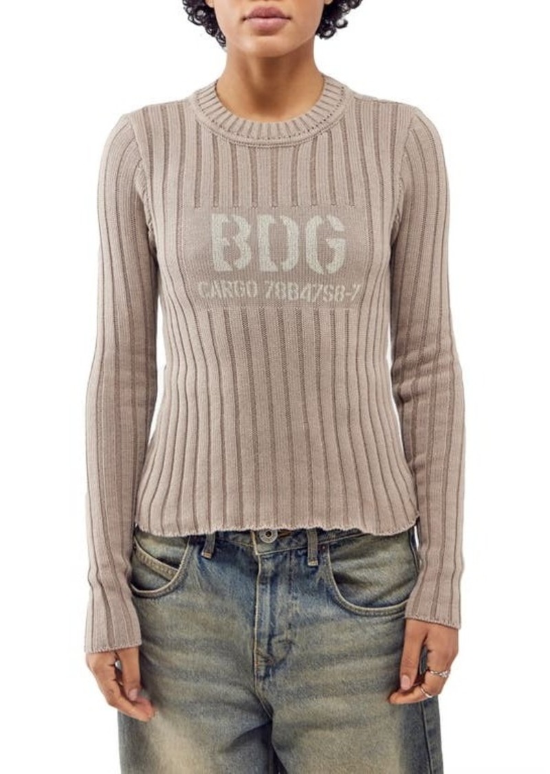 Urban Outfitters Exclusives BDG Urban Outfitters Stencil Rib Sweater