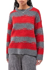 Urban Outfitters Exclusives BDG Urban Outfitters Stripe Distressed Sweater