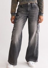 Urban Outfitters Exclusives BDG Urban Outfitters Y2K Cyber Baggy Cargo Jeans in Washed Black at Nordstrom Rack