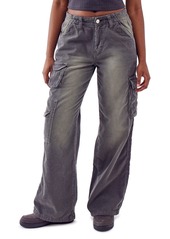 Urban Outfitters Exclusives BDG Urban Outfitters Y2K Low Rise Corduroy Cargo Pants in Dark Grey at Nordstrom Rack