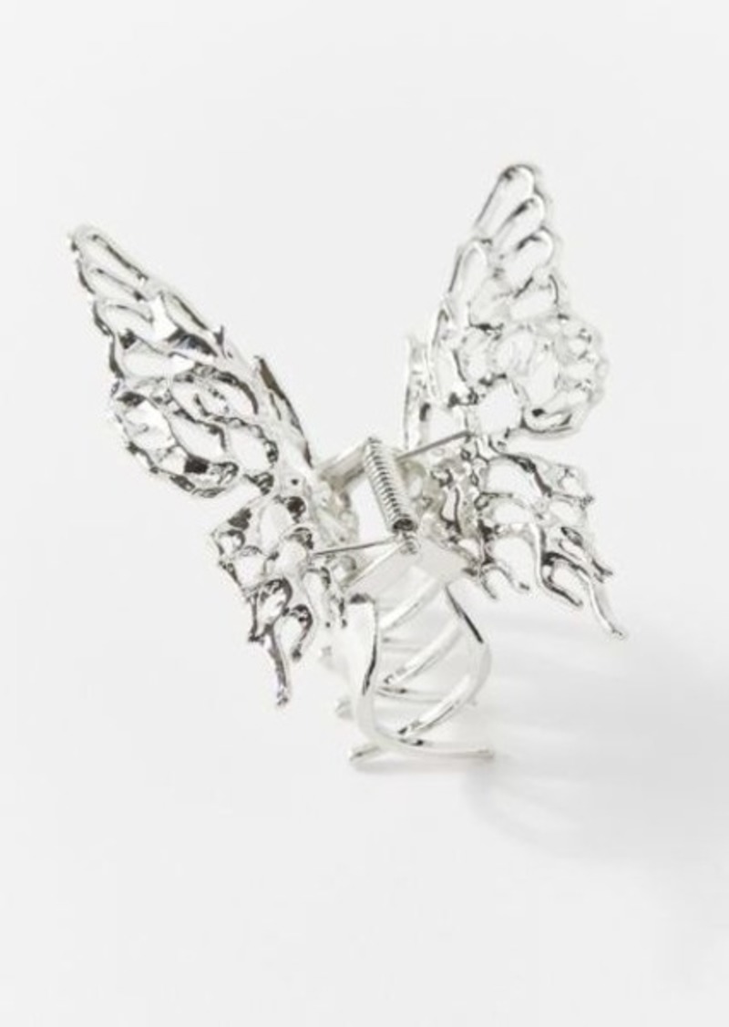 Urban Outfitters Exclusives Charley Metal Butterfly Claw Clip in Silver, Women's at Urban Outfitters