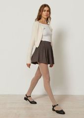 Urban Outfitters Exclusives Circle Pointelle Tights in Taupe, Women's at Urban Outfitters