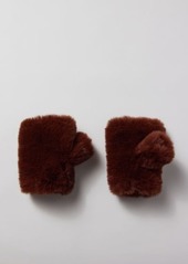 Urban Outfitters Exclusives Faux Fur Fingerless Glove in Brown, Women's at Urban Outfitters
