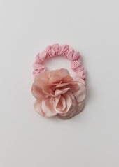Urban Outfitters Exclusives Flower Mesh Scrunchie in Pink at Urban Outfitters