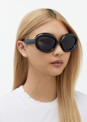 Urban Outfitters Exclusives Honey Round Sunglasses in Black, Women's at Urban Outfitters