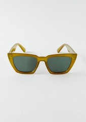 Urban Outfitters Exclusives Muir Plastic Rectangle Sunglasses in Black at Urban Outfitters