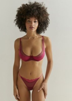 Urban Outfitters Exclusives Out From Under Coquette Lace Mesh G-String