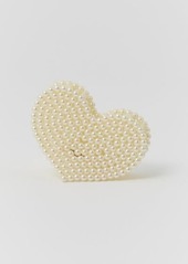 Urban Outfitters Exclusives Pearl Heart Claw Clip in Pearl, Women's at Urban Outfitters