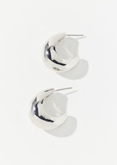 Urban Outfitters Exclusives Teardrop Hoop Earring in Silver, Women's at Urban Outfitters