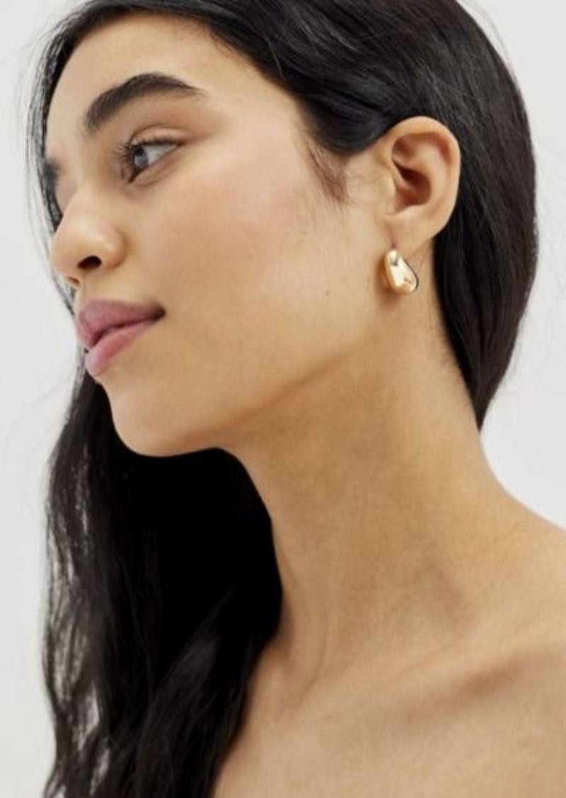Urban Outfitters Exclusives Teardrop Hoop Earring Set in Gold/Silver, Women's at Urban Outfitters