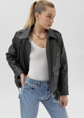 Urban Outfitters Exclusives UO Bella Leather Moto Jacket