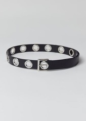 Urban Outfitters Exclusives Urban Outfitters UO Court XL Grommet Belt in Black, Women's at Urban Outfitters