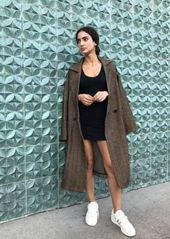 Urban Outfitters Exclusives UO Marta Herringbone Oversized Overcoat