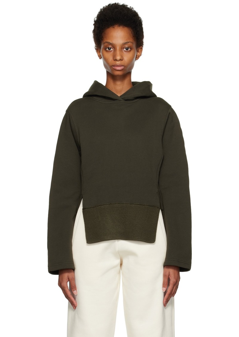 VAARA Khaki Ribbed Hoodie