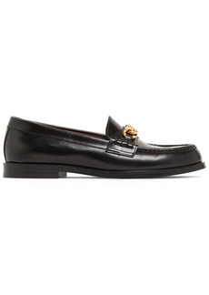 Valentino 10mm Vlogo Chain Leather Loafers