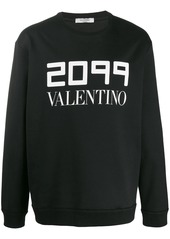 Valentino 2099 logo printed sweatshirt