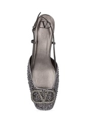 Valentino 20mm V Logo Leather Slingbacks