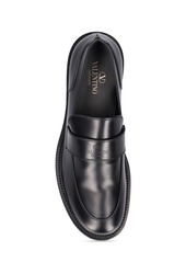 Valentino 40mm Rockstud Essential Leather Loafers