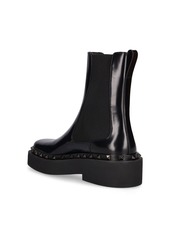 Valentino 50mm Rockstud M-way Leather Ankle Boots