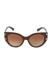 Valentino 53MM Cat Eye Rockstud Sunglasses