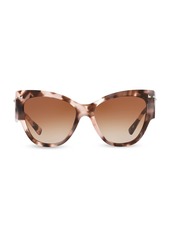 Valentino 55MM Butterfly Sunglasses