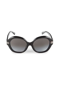 Valentino 56MM Oval Sunglasses