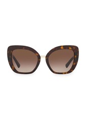 Valentino Allure 54MM Tortoiseshell Sunglasses