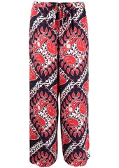 Valentino Archive Manifesto-print trousers