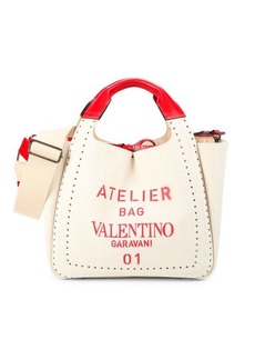 Valentino Atelier Studded Tote Bag