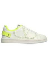 Valentino """backnet"" Leather Sneakers"
