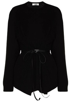 Valentino belted knitted jumper